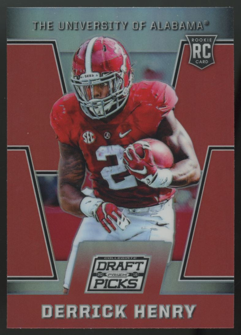 2016 Panini Collegiate Draft Picks Derrick Henry RC Red Prizm #108