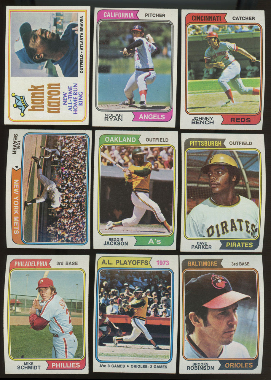 1974 Topps Baseball Complete Set (660) EX-MT