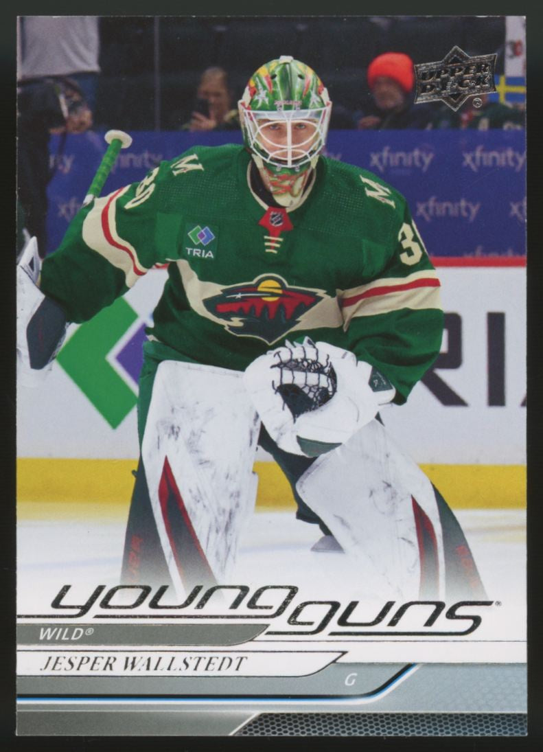 2024/25 Upper Deck Series 1 Jesper Wallstedt RC Young Guns #202