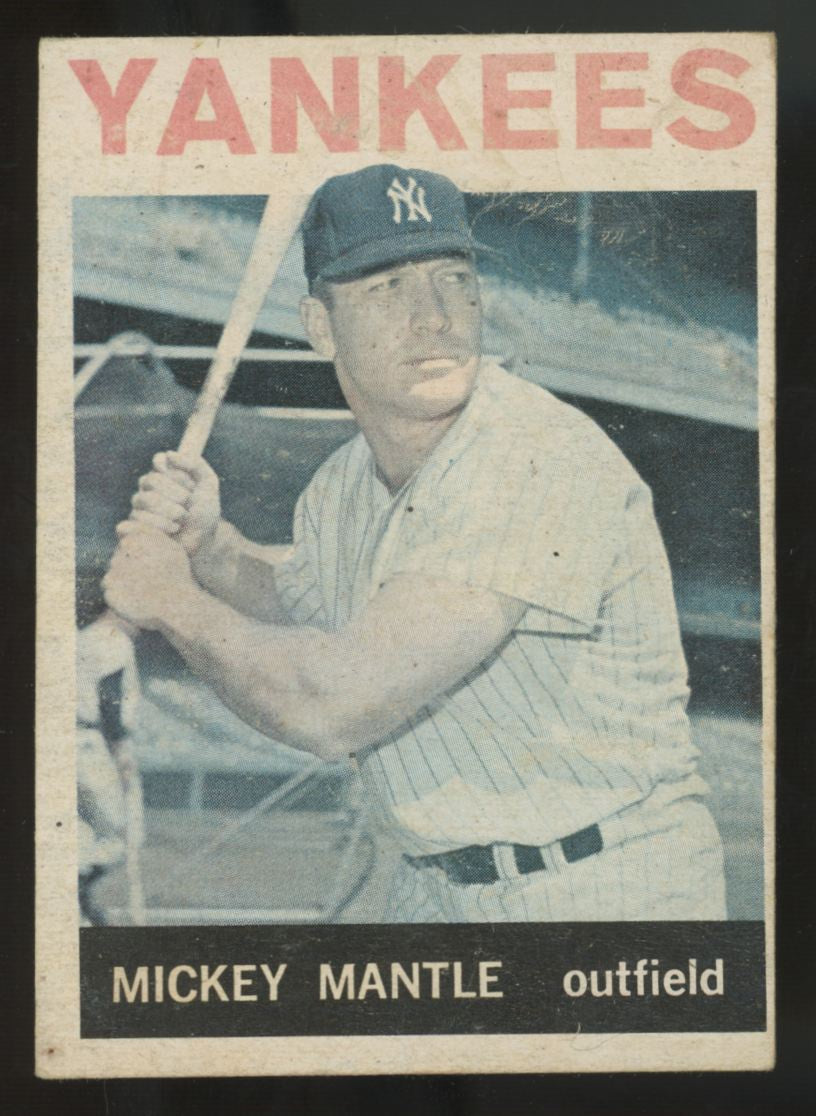 1964 Topps Mickey Mantle #50 Poor