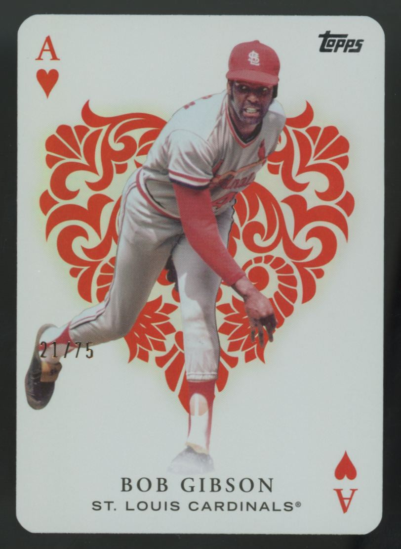 2023 Topps Series One Bob Gibson Red All Aces /75 #AA-2