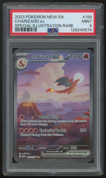 2023 Pokemon Charizard ex 151 Special Illustration Rare #199 PSA 9 (C)