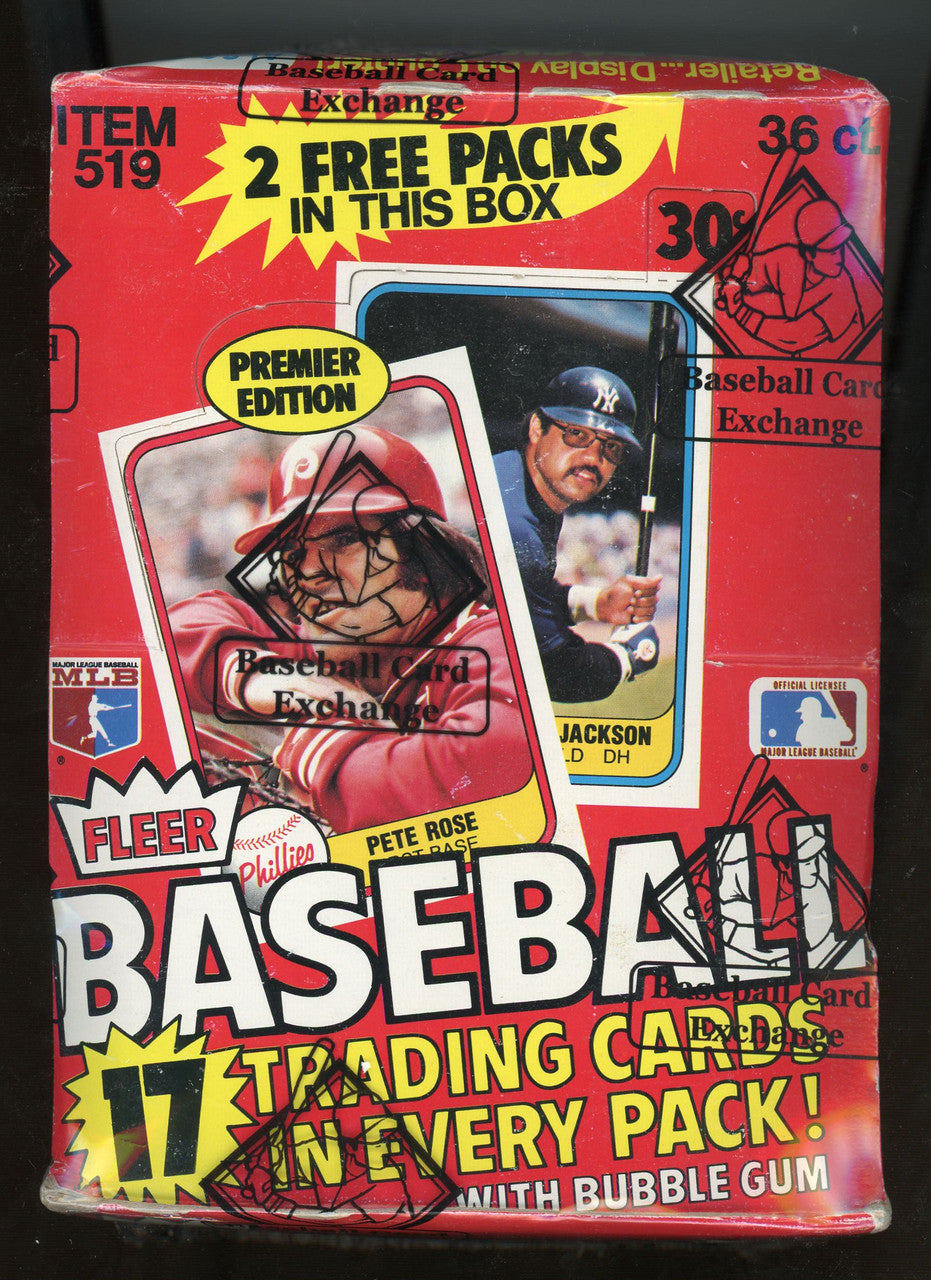 1981 Fleer Baseball Wax Box BBCE Wrapped and Sealed
