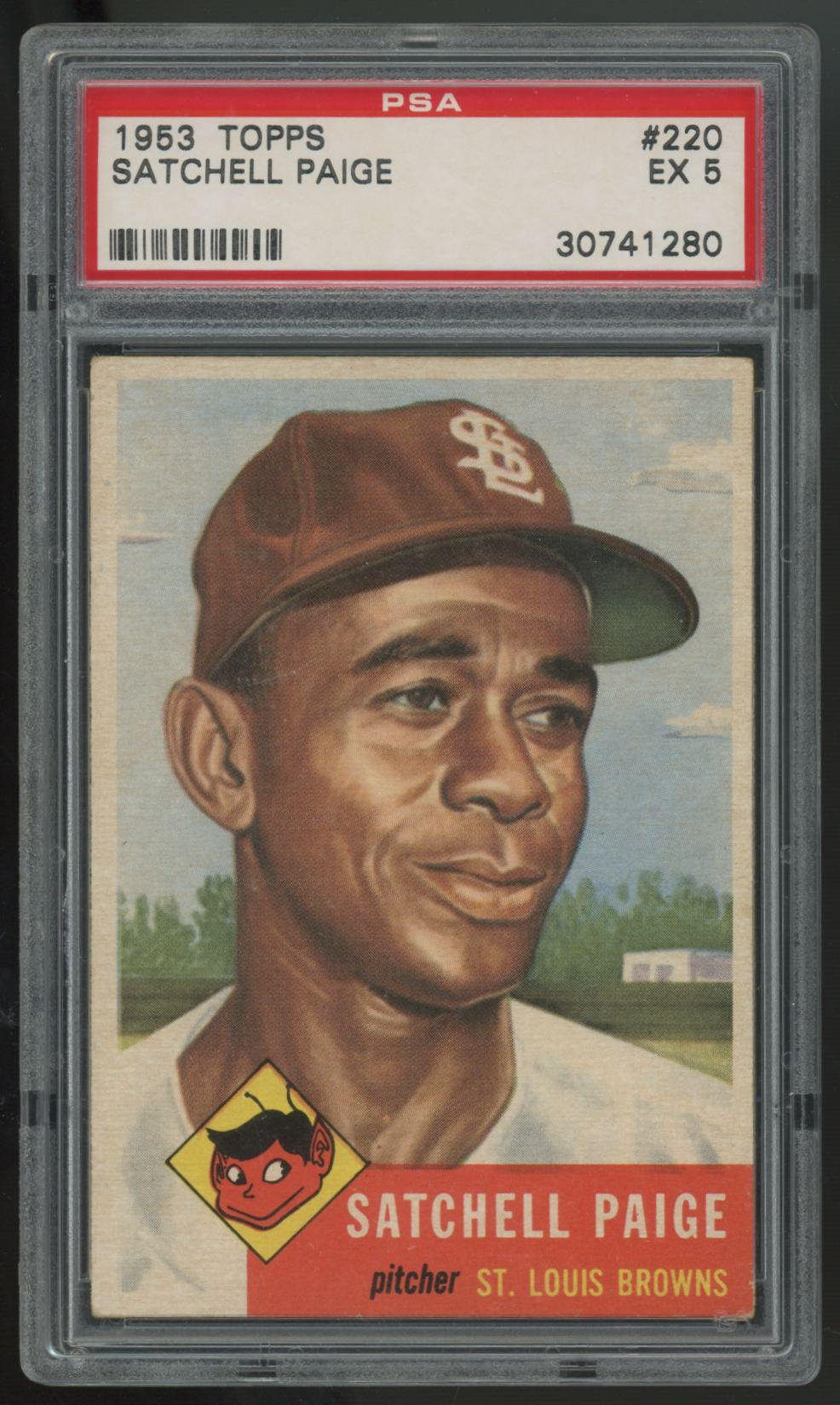 1953 Topps Satchell Paige #220 PSA 5