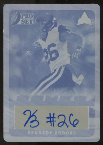 2021 Pro Set Power Kennedy Brooks Magenta Plate Auto 1/1