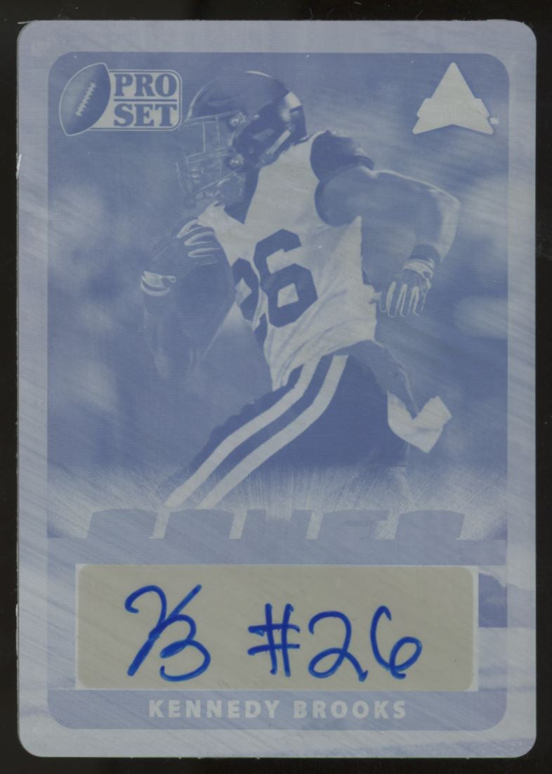 2021 Pro Set Power Kennedy Brooks Magenta Plate Auto 1/1