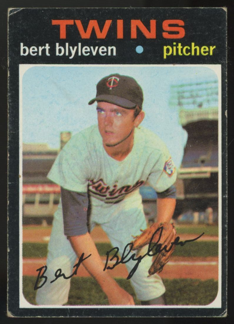 1971 Topps Bert Blyleven RC #26 Good