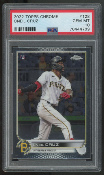 2022 Topps Chrome Oneil Cruz RC #128 PSA 10