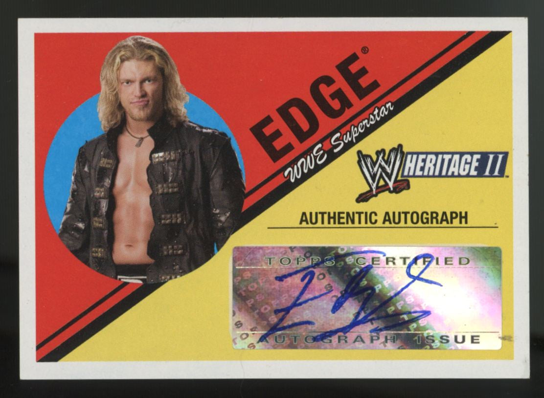 2006 Topps WWE Heritage II Edge Auto