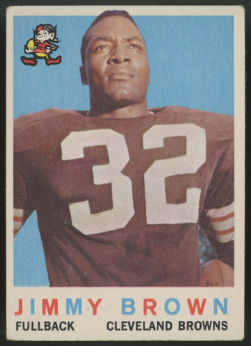 1959 Topps Jimmy Brown #10 VG/EX