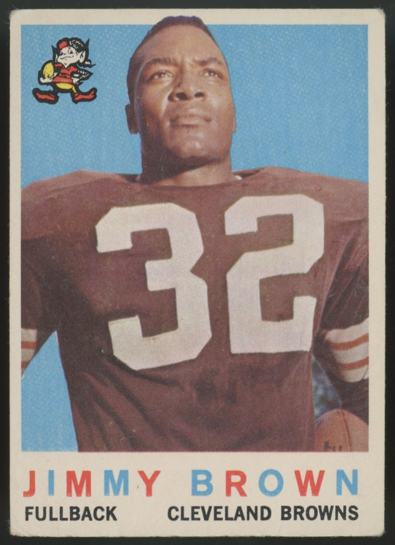 1959 Topps Jimmy Brown #10 VG/EX