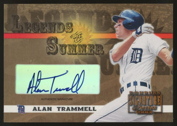 2003 Donruss Alan Trammell Legends of the Summer Auto #LS-2