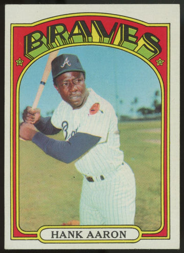 1972 Topps Baseball Hank Aaron #299 EX "C"