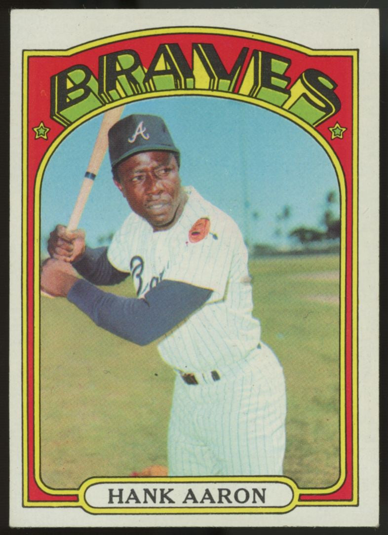 1972 Topps Baseball Hank Aaron #299 EX "C"