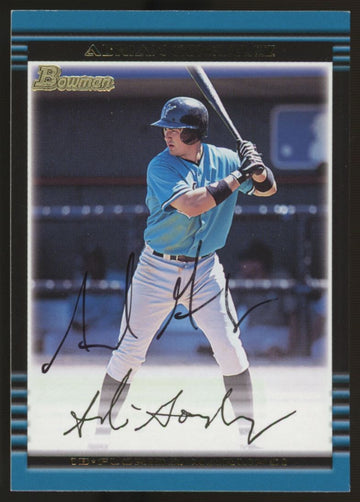 2002 Bowman Adrian Gonzalez #319 Signed Autographed Card JSA