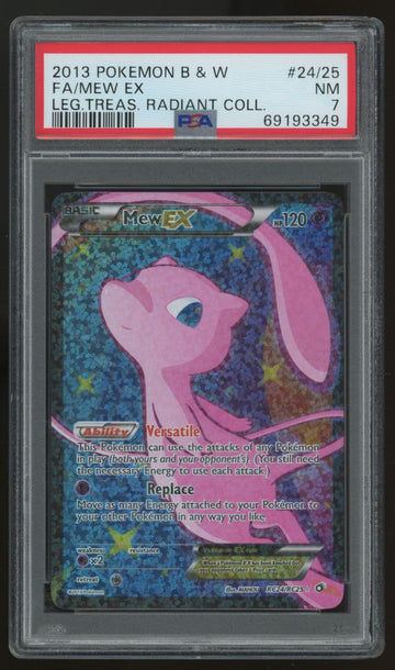2013 Pokemon Mew EX Radiant Collection Full Art #RC24 PSA 7