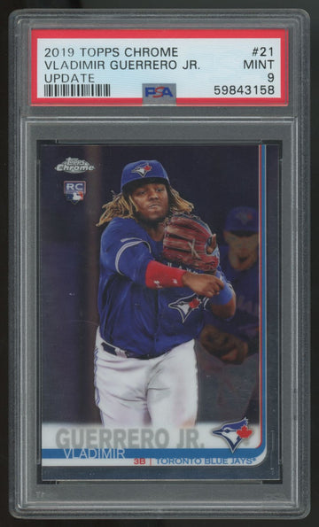 2019 Topps Chrome Update Vladimir Guerrero Jr. RC #21 PSA 9