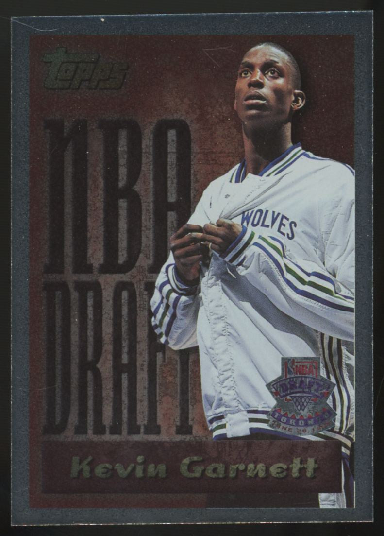 1995-96 Topps Kevin Garnett RC Draft Pick #5