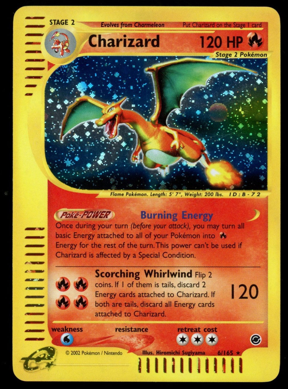 Pokemon Charizard Expedition Holo #6/165 LP