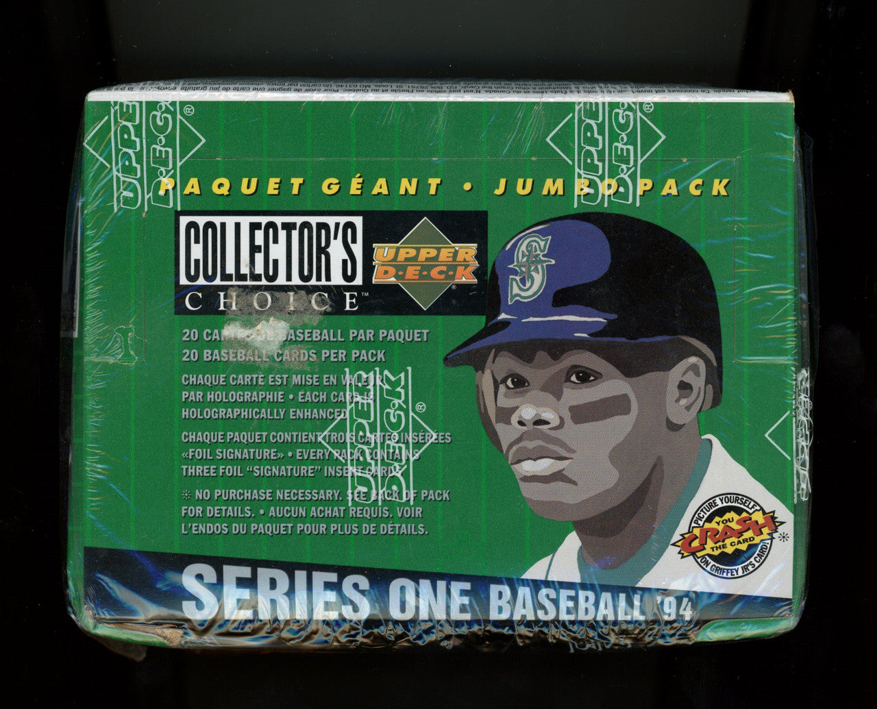 1994 UD Collector's Choice Baseball Series 1 Factory Sealed Jumbo Box French
