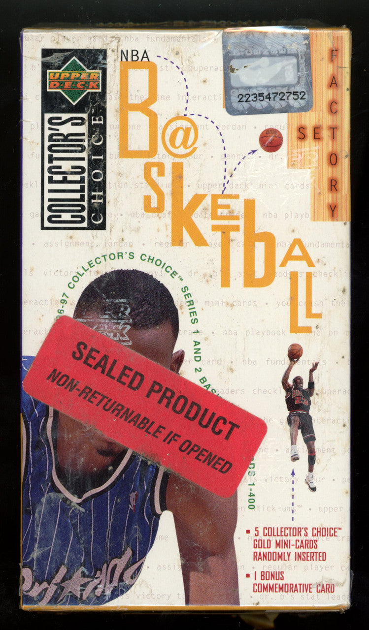 1996/97 Upper Deck Collector's Choice Basketball Factory Set Sealed Kobe RC