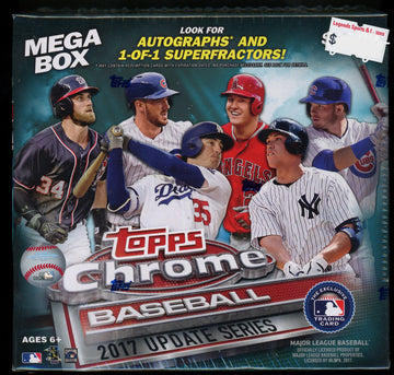 2017 Topps Chrome Update Baseball Mega Box