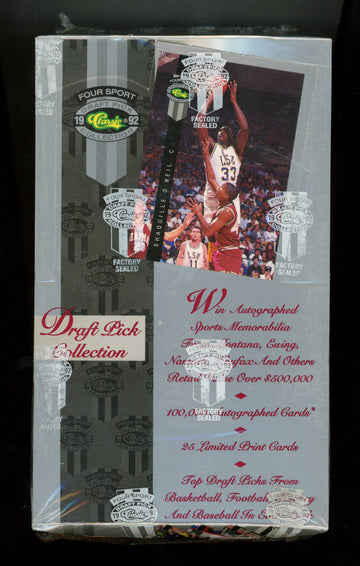 1992 Classic Draft Picks Four Sport Box Factory Sealed