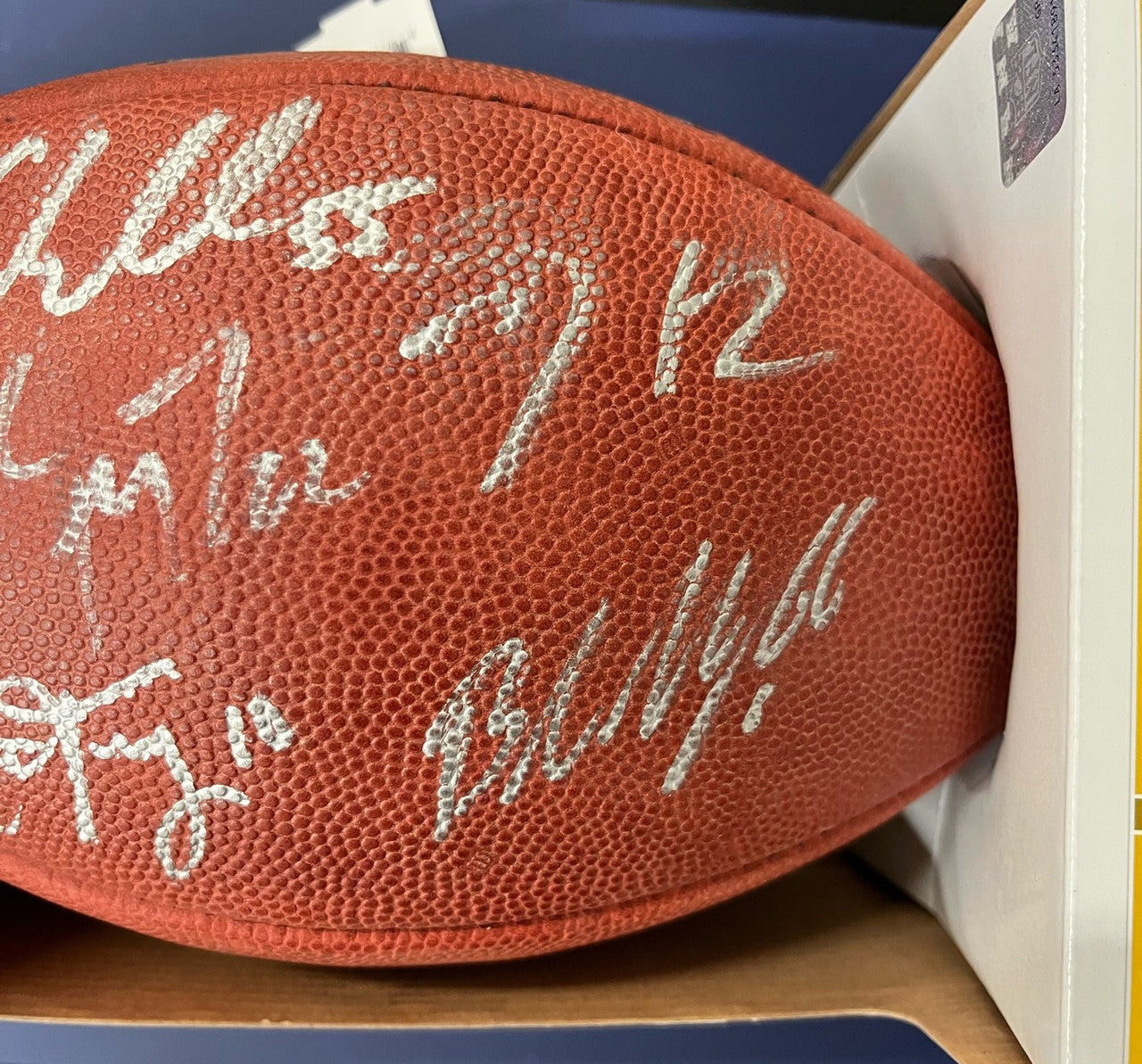 McCaffrey/Chubb/Trubisky/Mayfield/Gibbs Signed Super Bowl Duke Football JSA