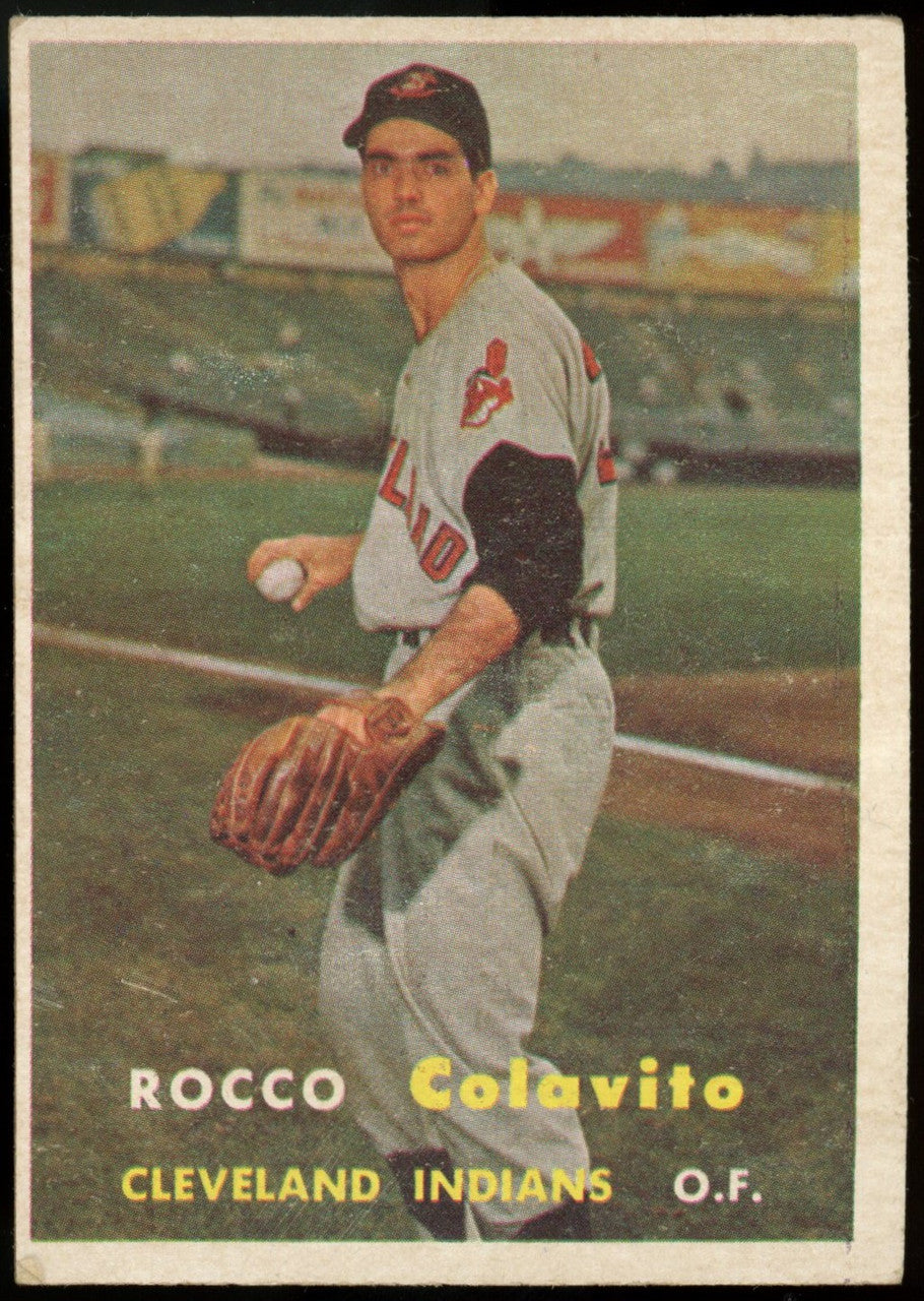 1957 Topps Rocky Rocco Colavito RC #212 EX