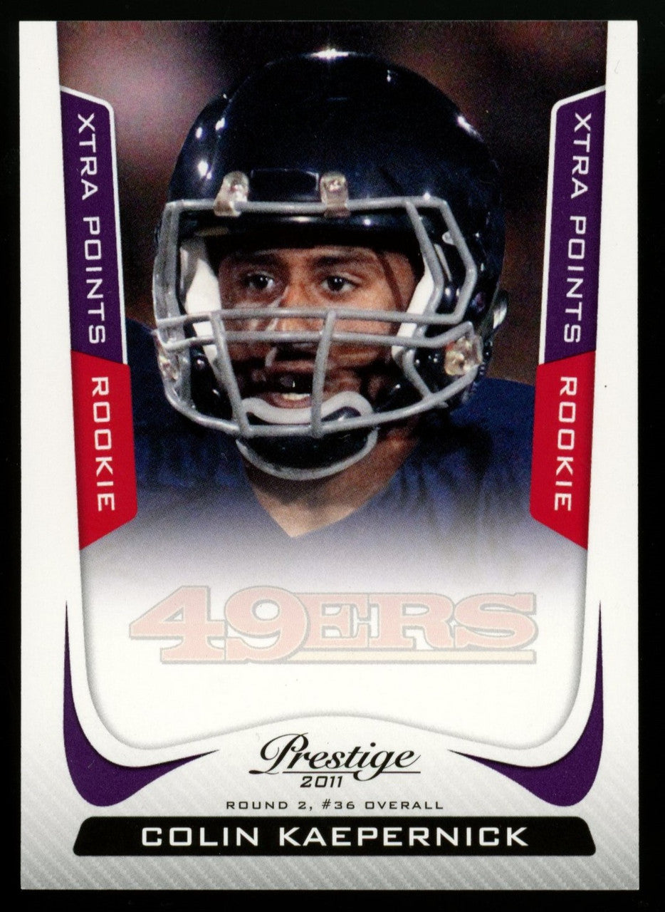 2011 Panini Prestige Colin Kaepernick Xtra Points RC  /50 #220