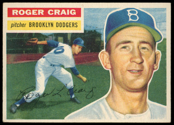 1956 Topps Roger Craig White Back VG-EX #63