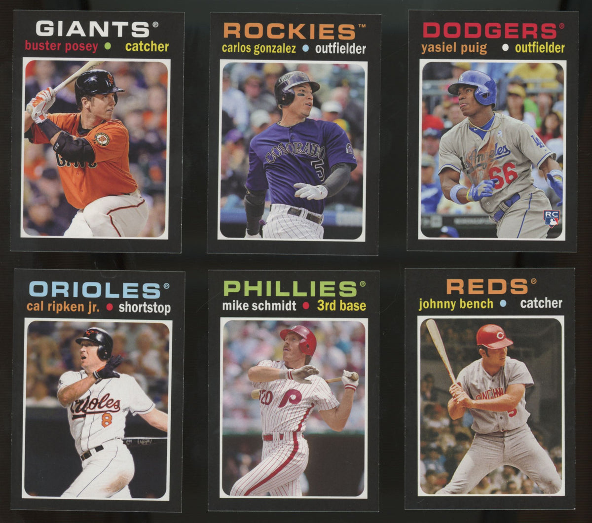 2013 Topps Update 1971 Mini Complete Set (50/50) NM/MT
