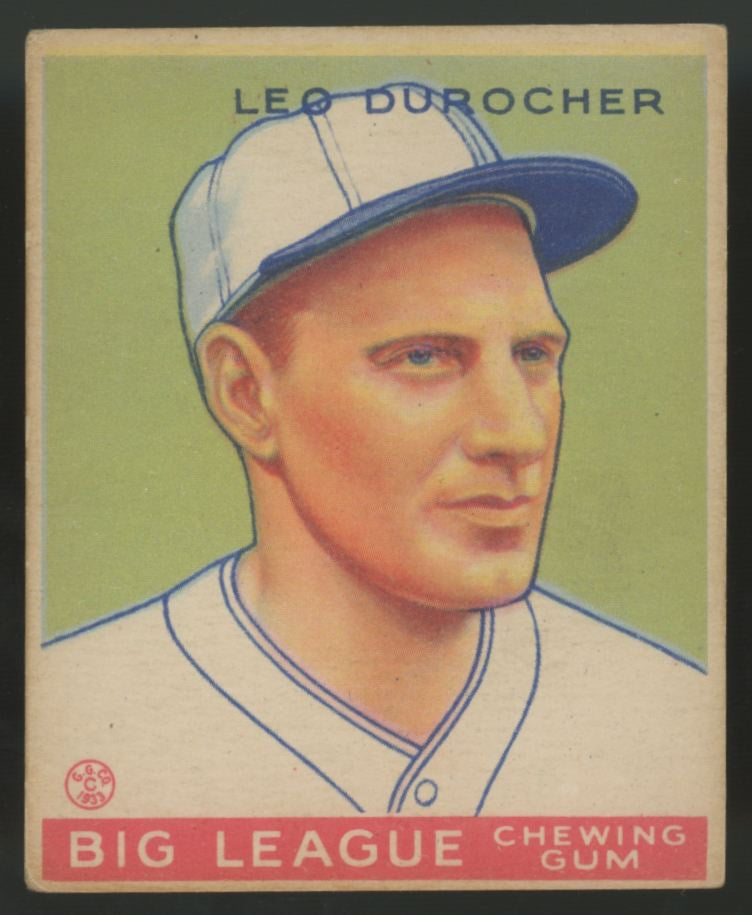 1933 Goudey Leo Durocher #147 VG/EX