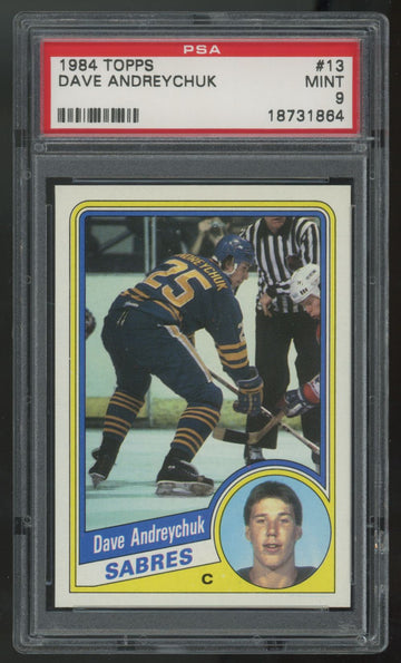 1984-85 Topps Dave Andreychuk RC #13 PSA 9