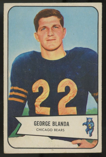 1954 Bowman George Blanda RC #23 EX