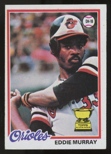 1978 Topps Eddie Murray RC #36 VG/EX-EX