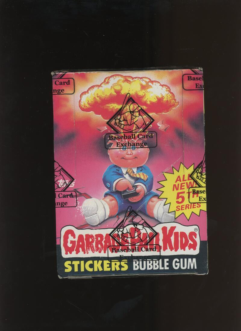 SOLD 11375 Garbage Pail Kids 5th Series BBCE Sealed Wax Box