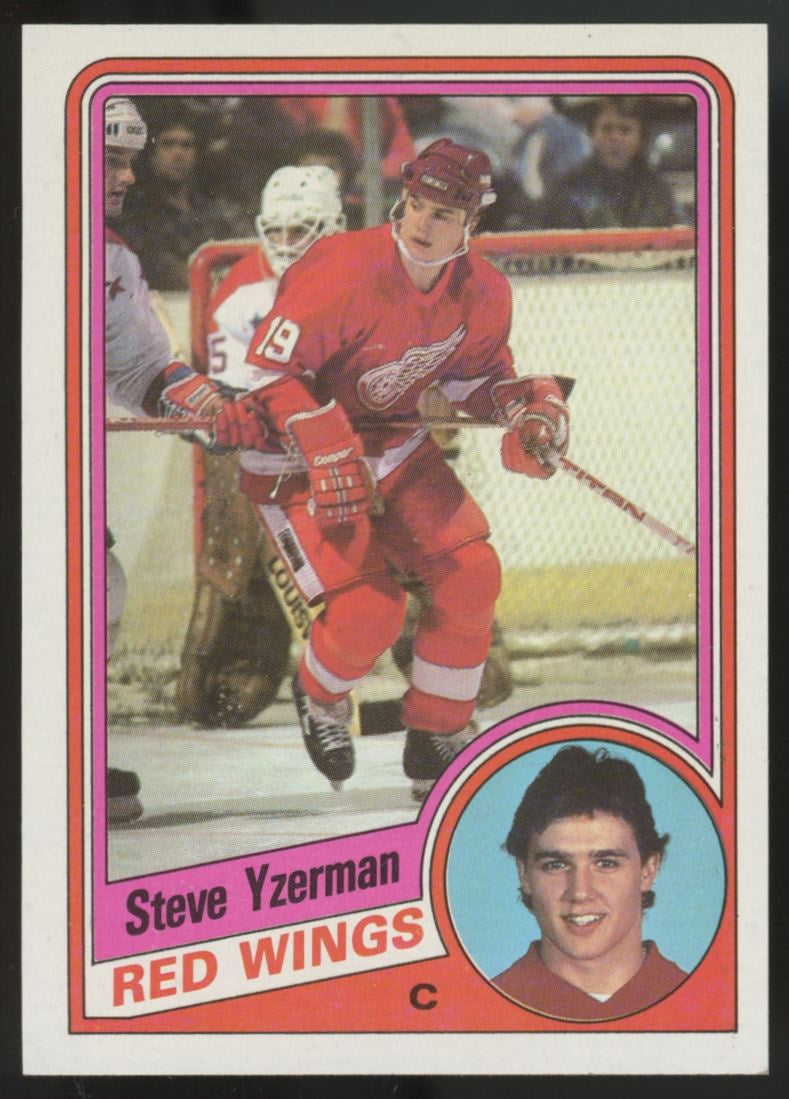 1984-85 Topps Steve Yzerman RC #49 NM "G"