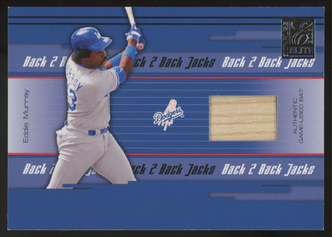 2005 Donruss Elite Eddie Murray/Mike Piazza Back 2 Back Dual Relic /50 #BBJ-32