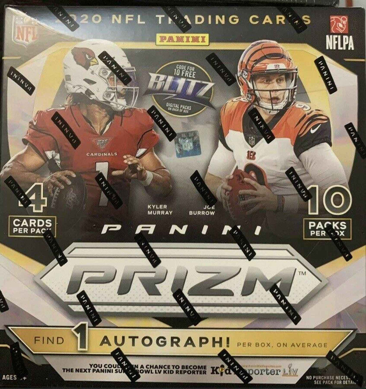 2020 Panini Prizm Football Mega Box (40 Total Cards)