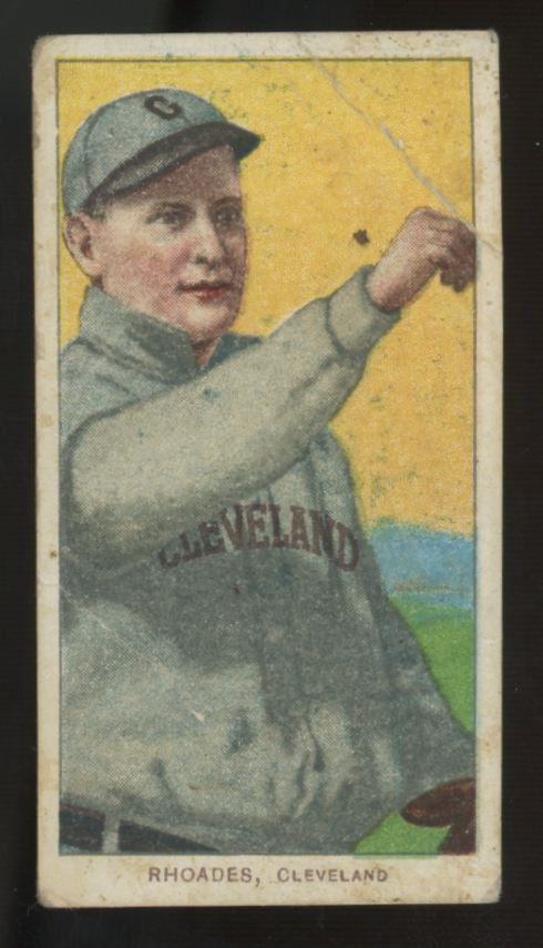 1909-11 T206 Bob Rhoades Polar Bear Back Poor
