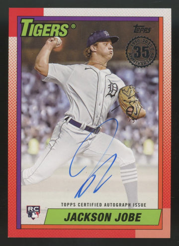 2025 Topps Series 1 Jackson Jobe RC 1990 Auto #90A-JJE