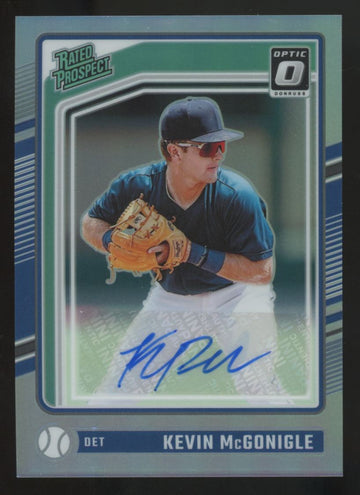 2024 Donruss Optic Kevin McGonigle Rated Prospect Holo Auto #198
