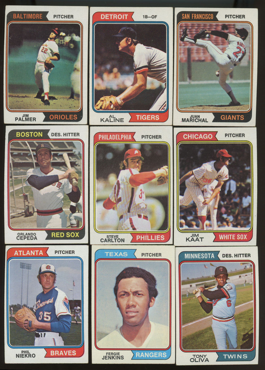 1974 Topps Baseball Complete Set (660) EX-EX+