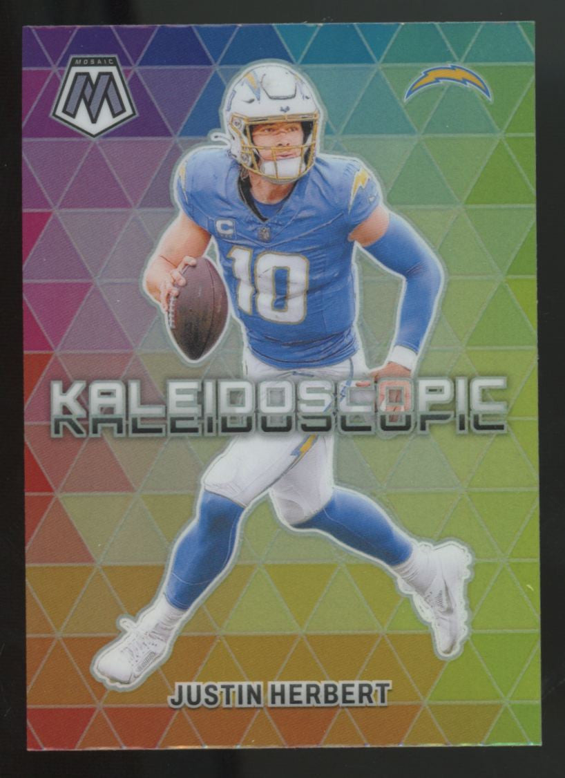 2024 Panini Mosaic Justin Herbert Kaleidoscopic SSP #11