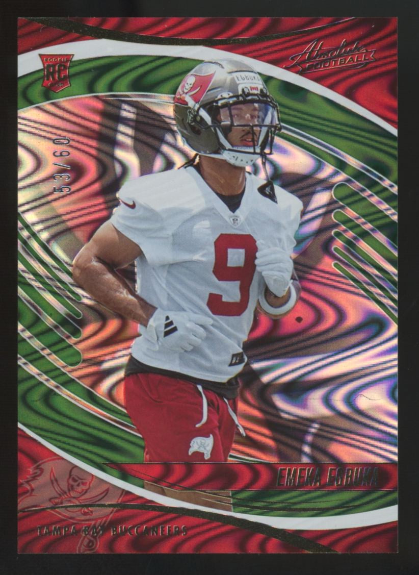 2025 Panini Absolute Emeka Egbuka RC Green Wave /60 #124