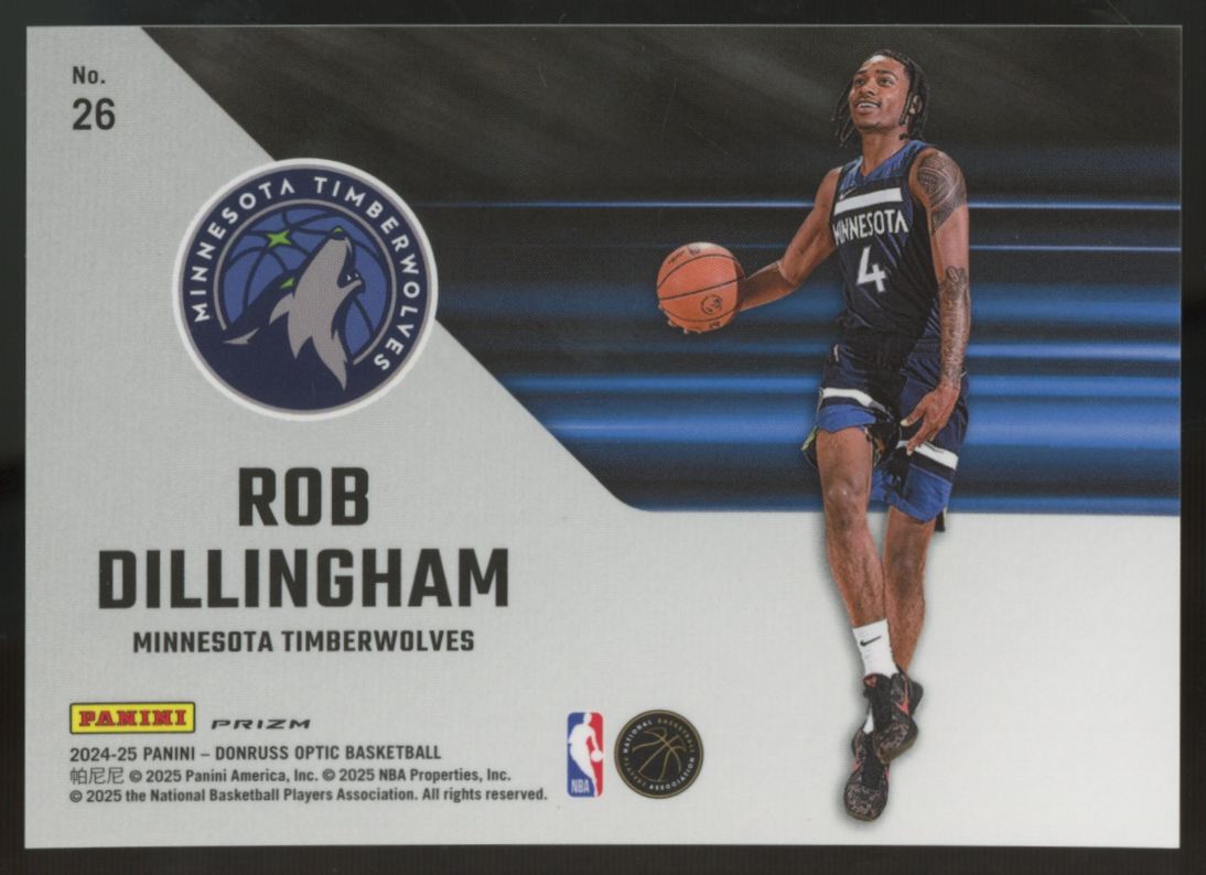 2024-25 Panini Donruss Optic Rob Dillingham RC Phazes #26