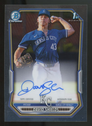 2026 Bowman David Shields 1st Chrome Auto #CPA-DSH