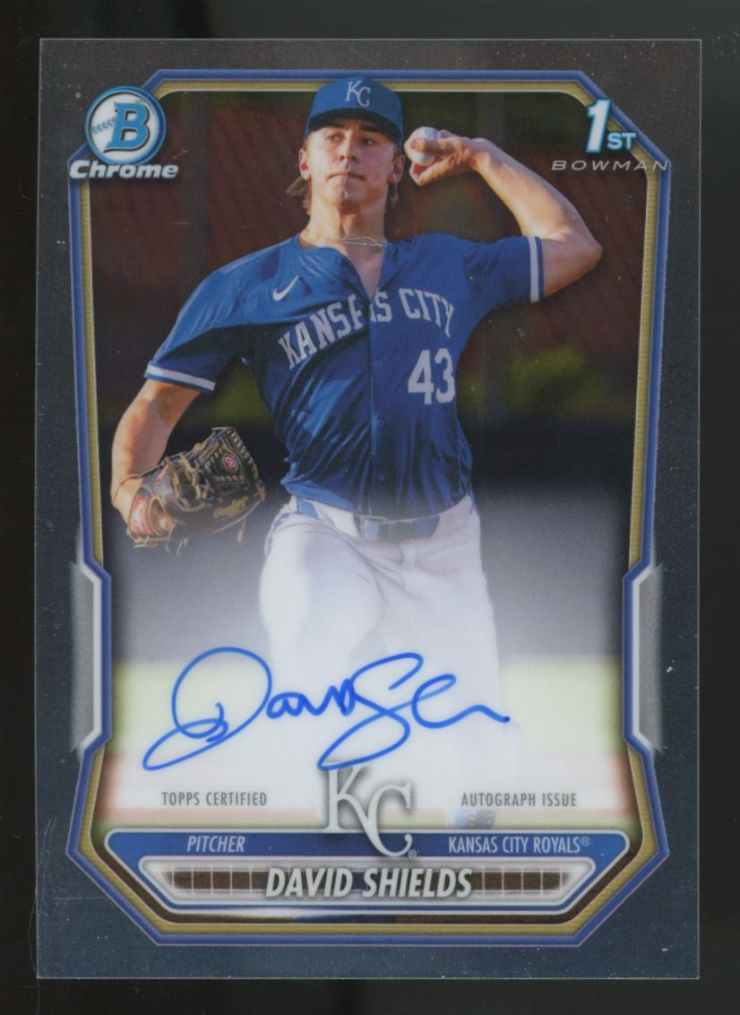 2026 Bowman David Shields 1st Chrome Auto #CPA-DSH