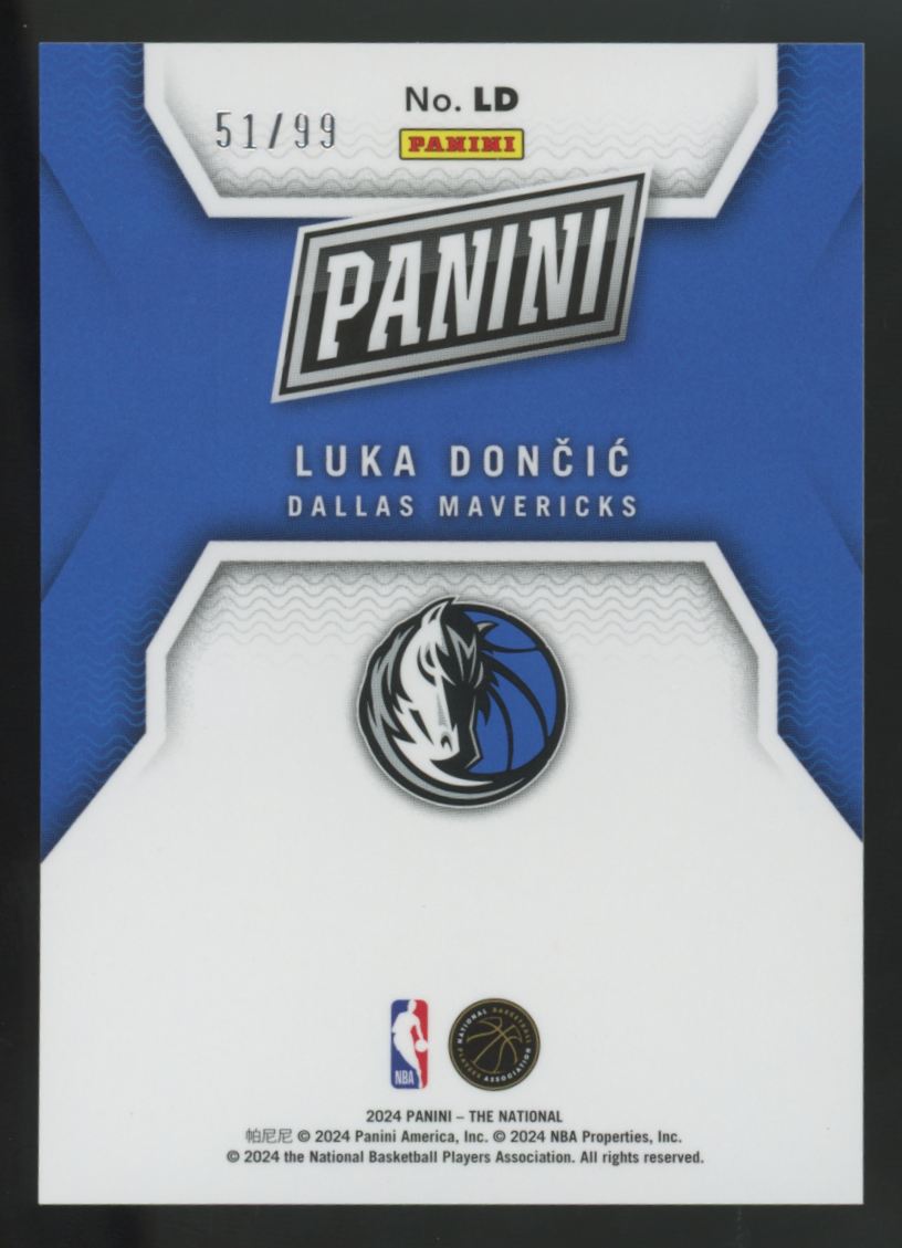 2024 Panini The National Luka Doncic Splash  /99 #LD